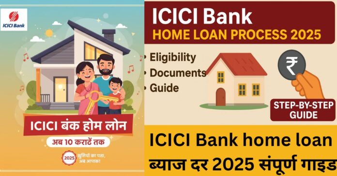 ICICI Bank home loan ब्याज दर 2025: संपूर्ण गाइड