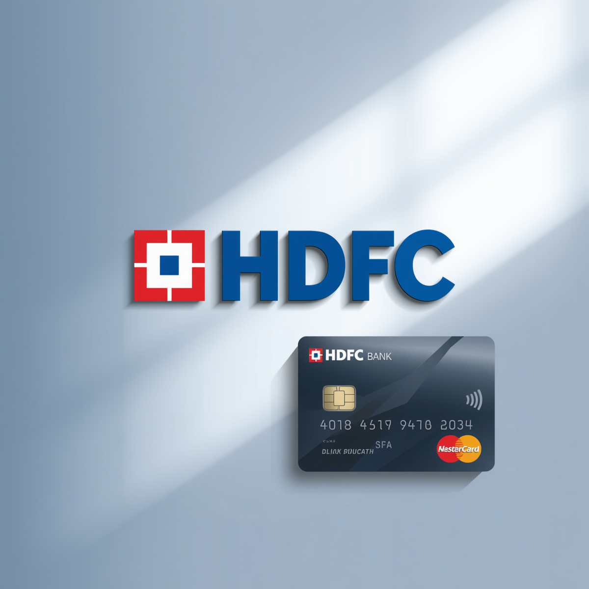 HDFC Bank logo - debit card image